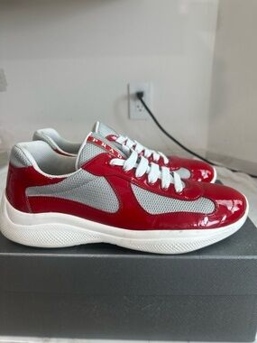 Prada America's Cup biker fabric sneakers
sz US 8.5